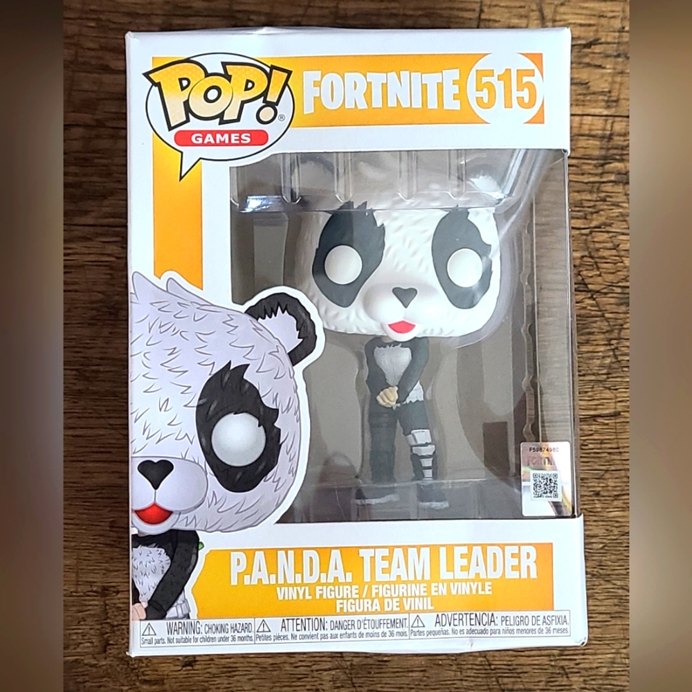 New P.A.N.D.A. Team Leader Funko Pop #515 Fortnite